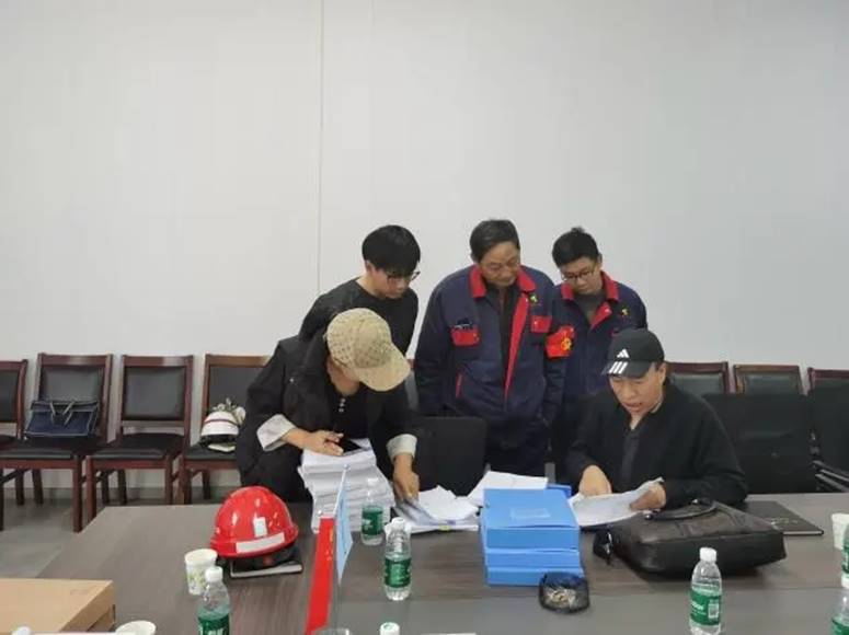 赤峰金通二期電解項目部順利通過赤峰市高新區國慶節前安全、質量...