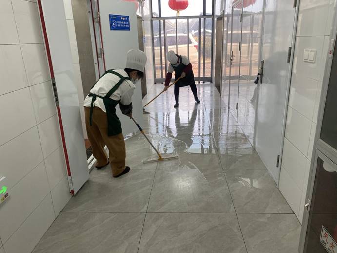 公司職工食堂全力做好節后復工準備