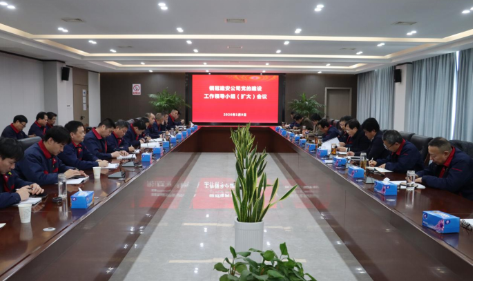 公司召開黨的建設工作領導小組 （擴大）會議